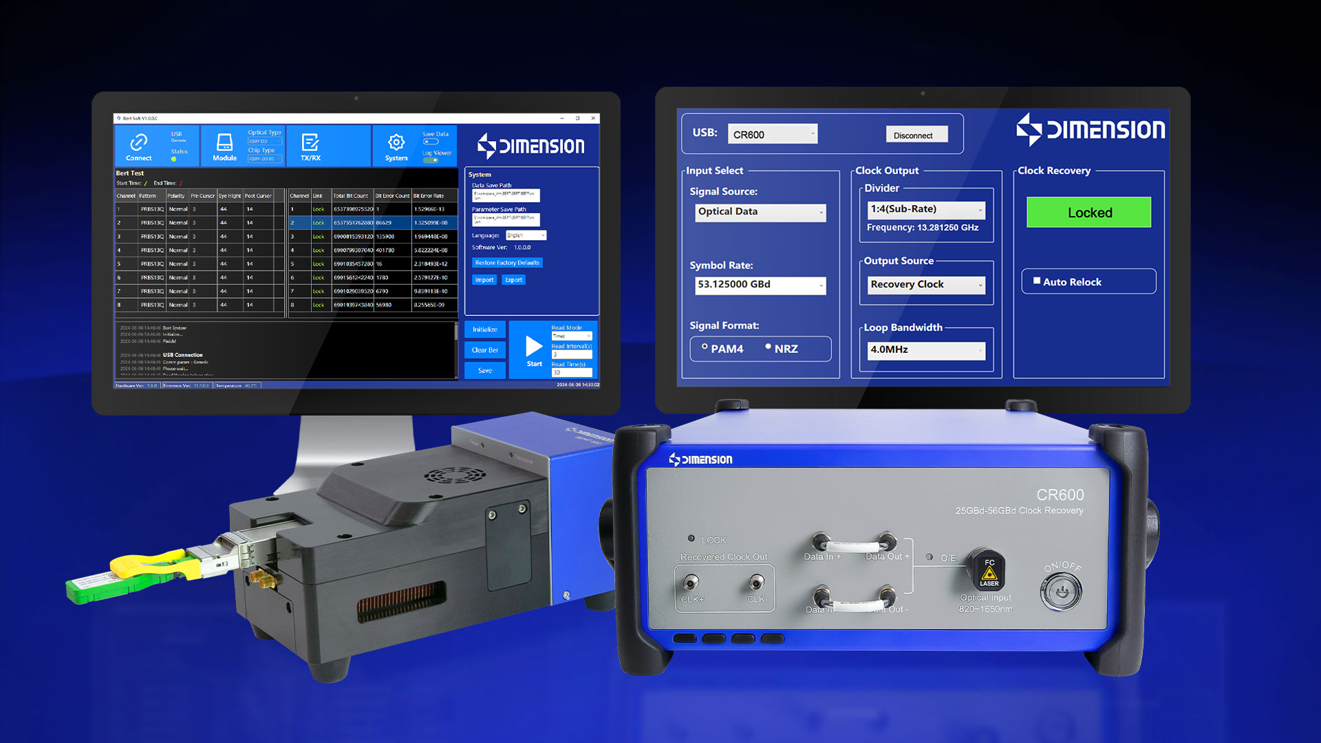 误码测试和时钟恢复